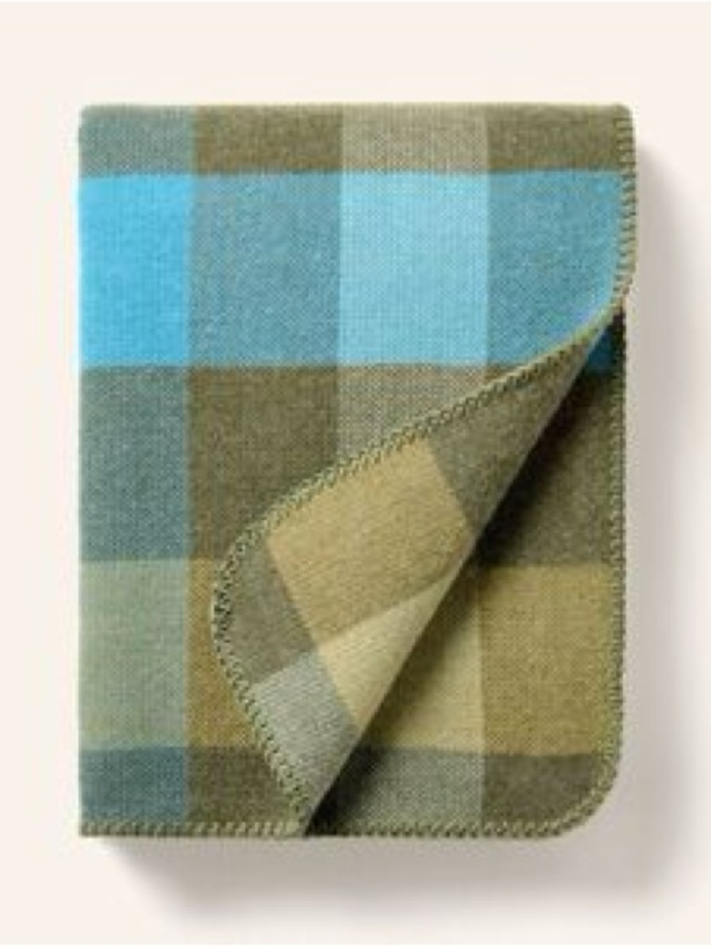 NEW Woolrich x Target Blue/Green Large Plaid Oversized Throw Blanket